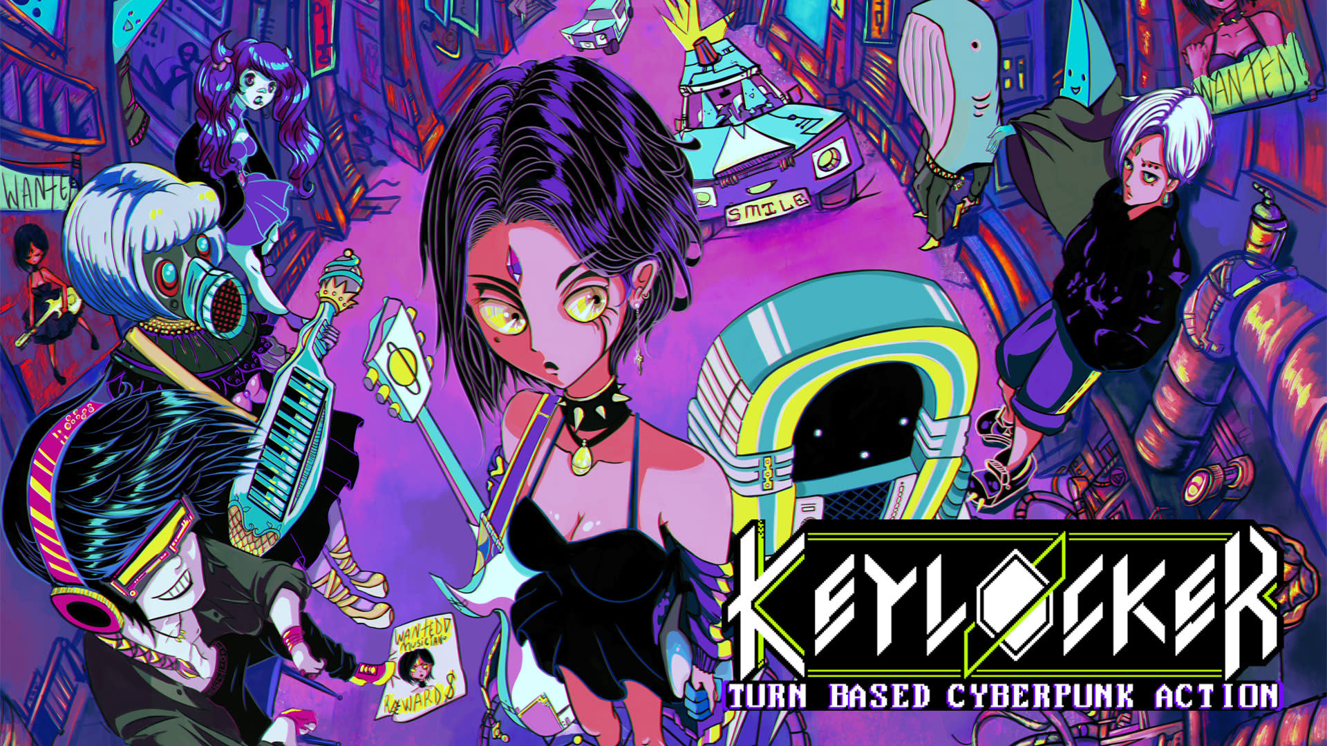 Keylocker | Turn Based Cyberpunk Action 1