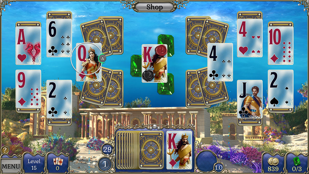 Jewel Match Atlantis Solitaire Collector's Edition 4