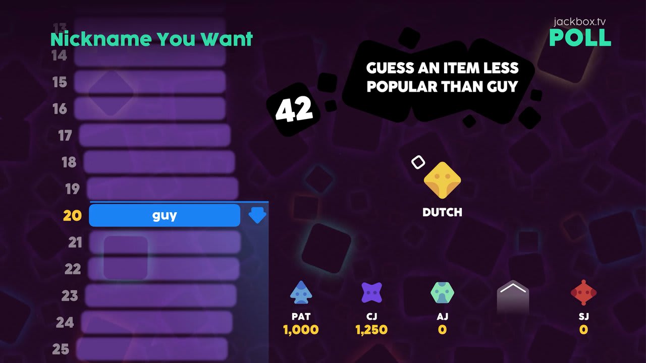 The Jackbox Survey Scramble 8