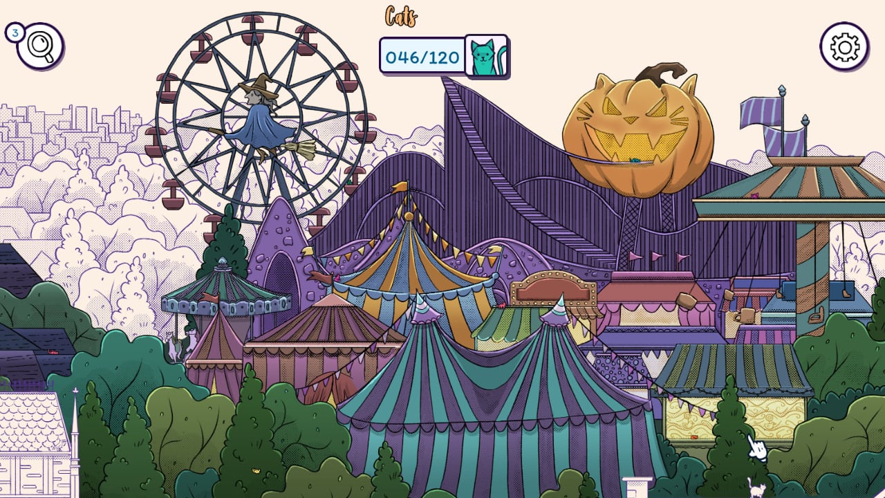 Hidden Cats in Spooky Town 8