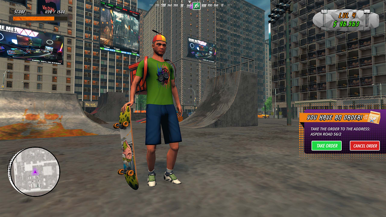 Urban Skater - Skateboard Delivery City Challenge 4