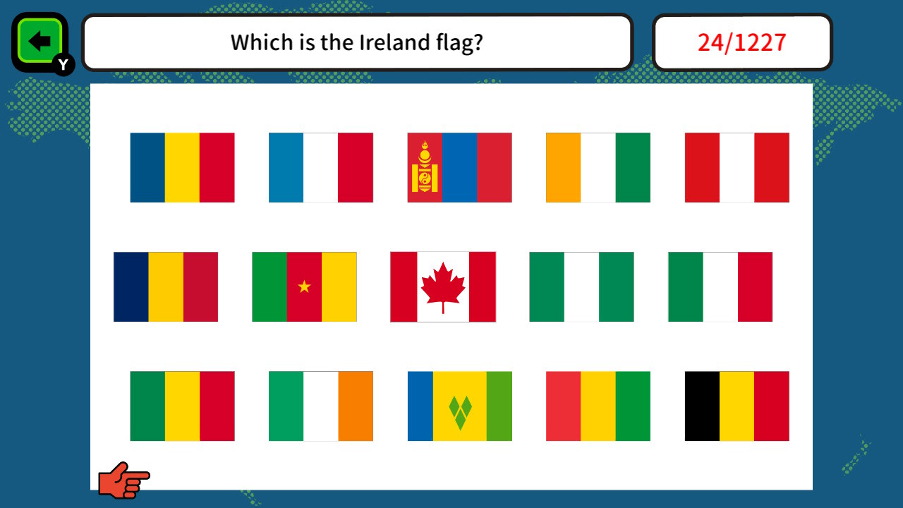 1000 Questions Quiz! national flag for Nintendo Switch Nintendo