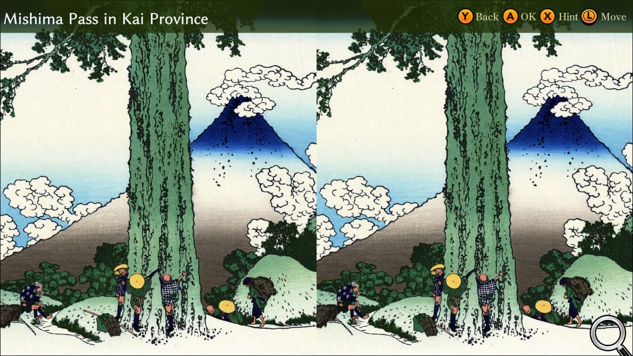 Spot the Difference Ukiyo-e Thirty-six Views of Mt. Fuji 5