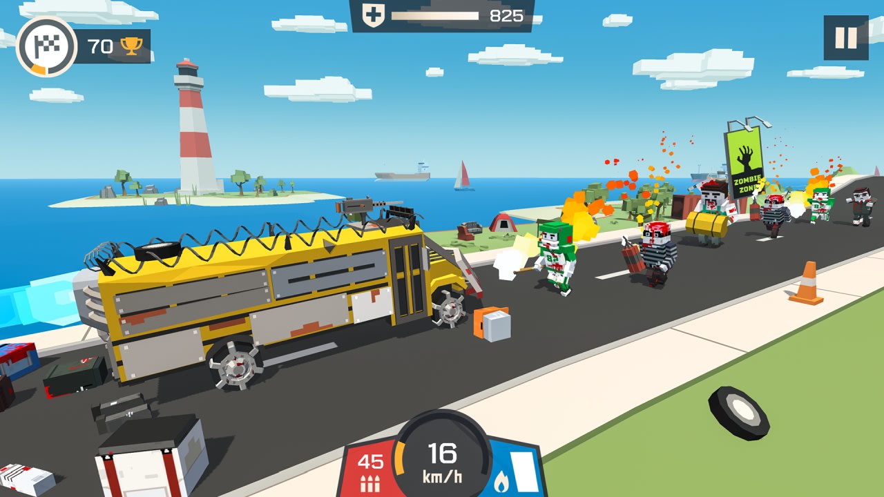 Zombie Derby: Pixel Survival 3