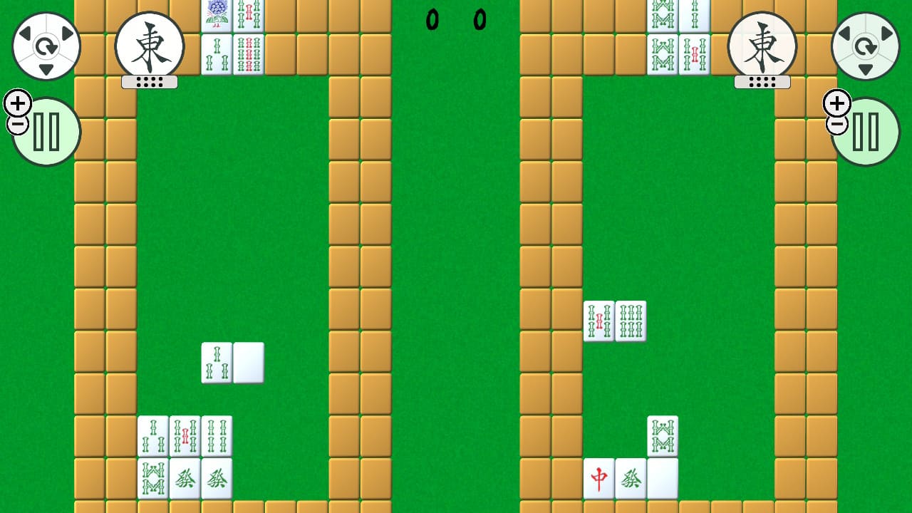 Mahjong Cascade: Bamboo and Dragons／おちどり索子 3