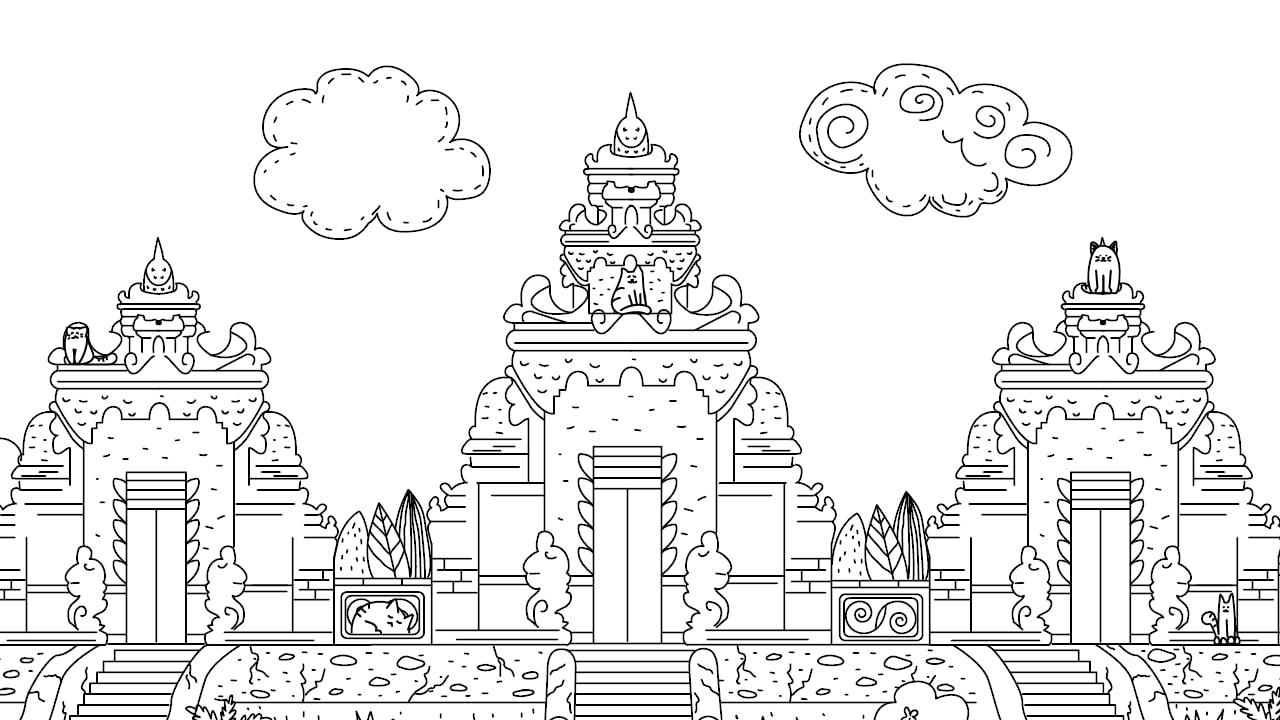 Cats Hidden in Bali 2