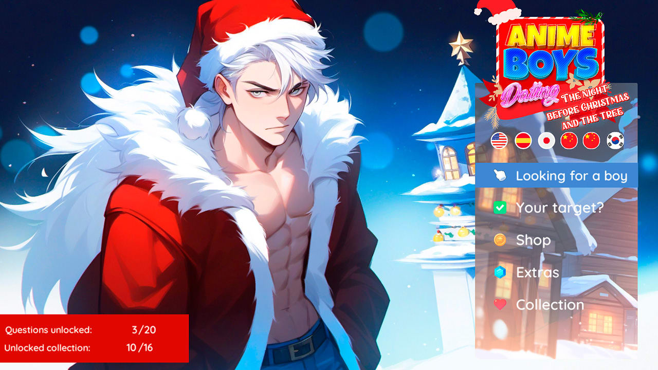 Anime Boys Dating: The night before Christmas and the tree 3