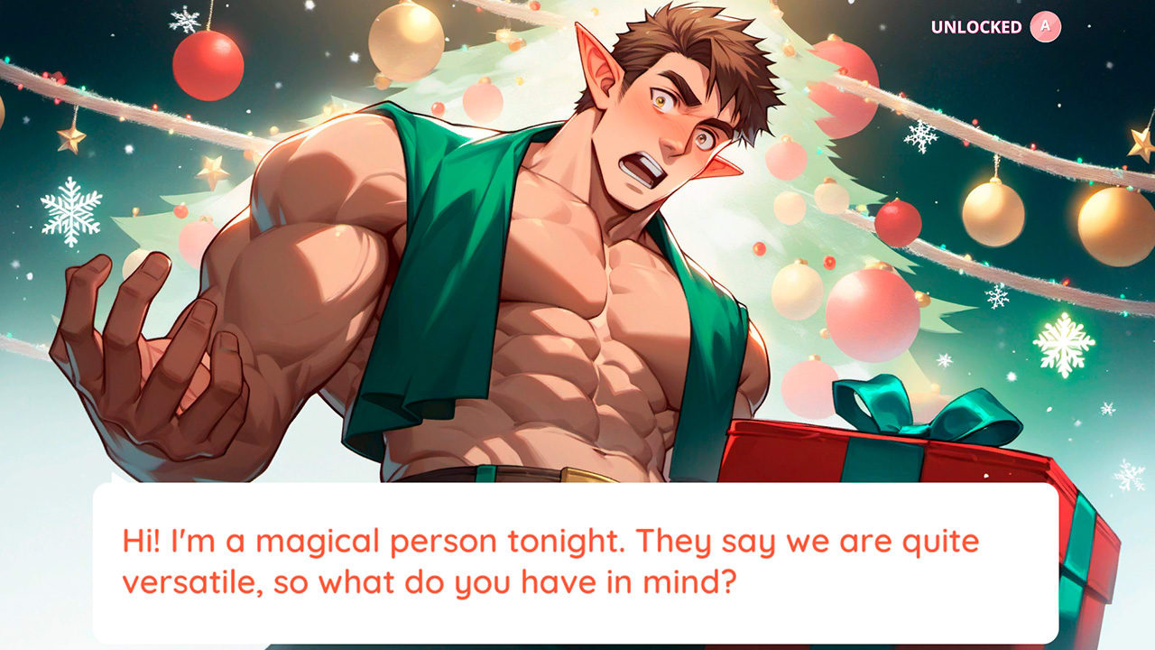 Anime Boys Dating: The night before Christmas and the tree 2