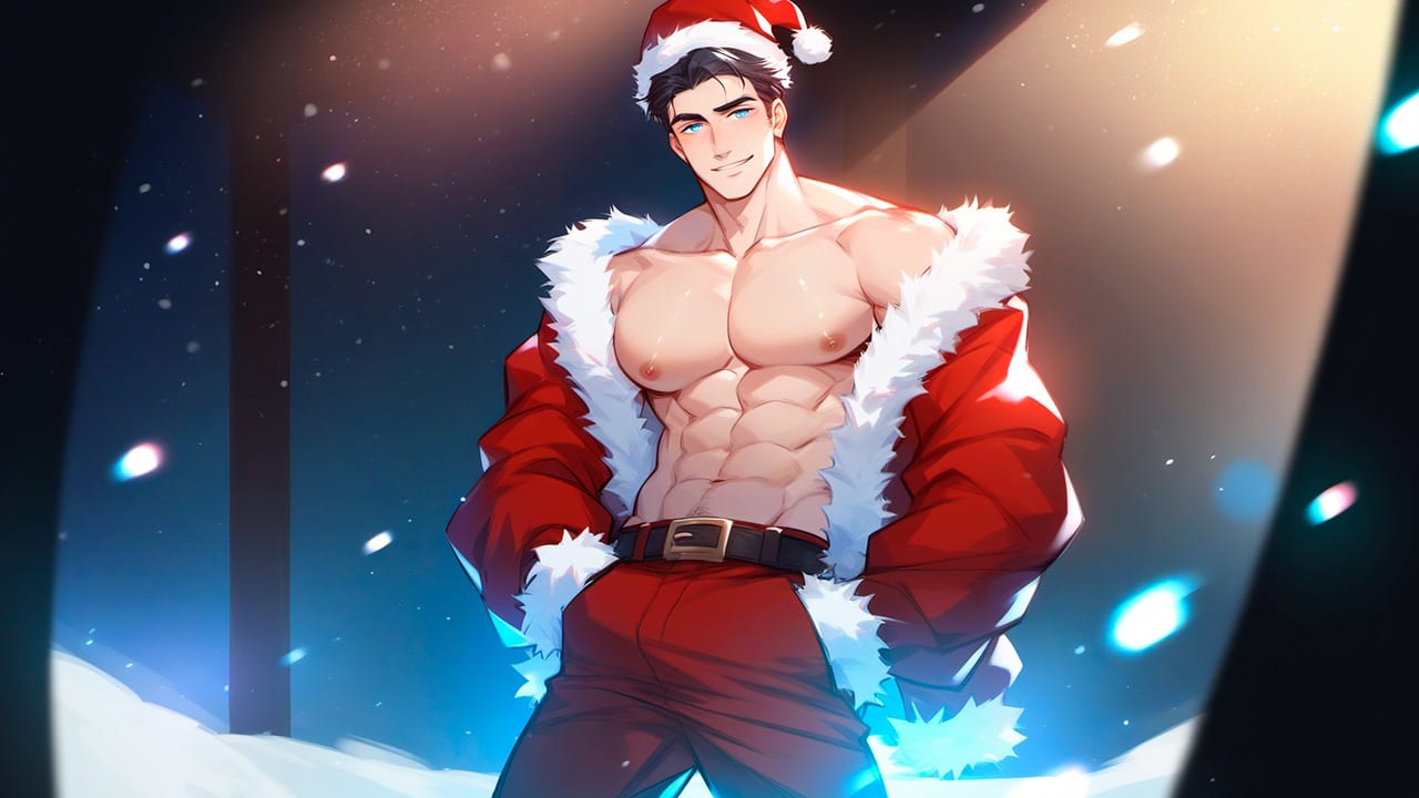 Anime Boys Dating: The night before Christmas and the tree 6