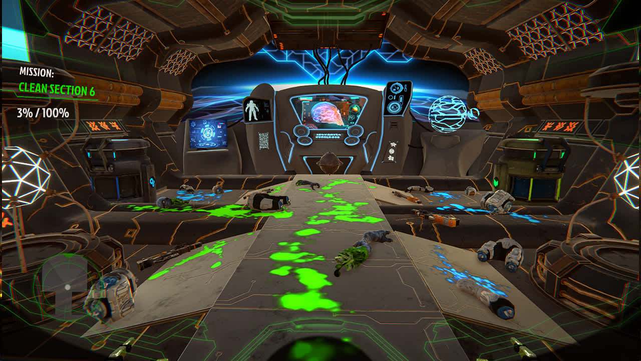 Space CleanUp: Cosmic Robot Disinfector 4