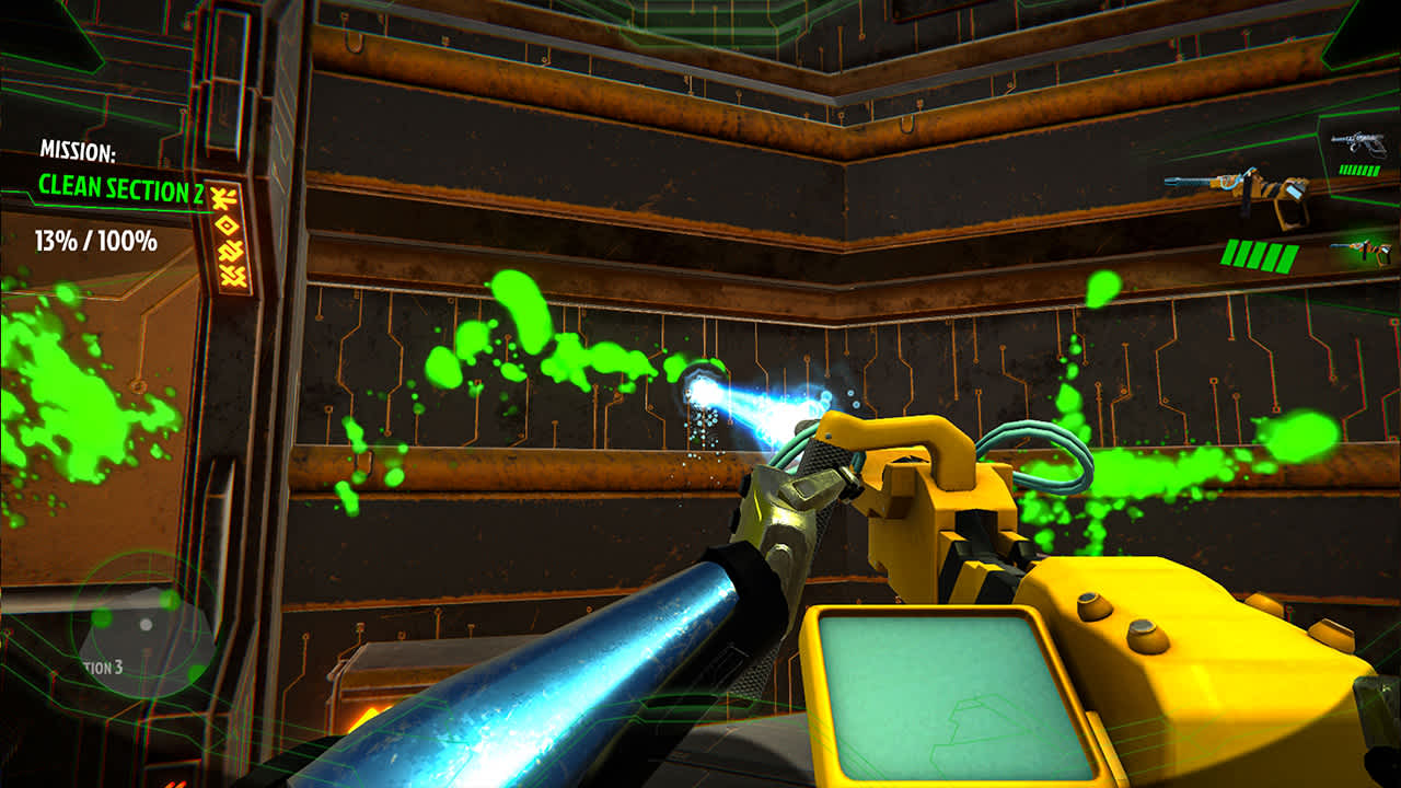 Space CleanUp: Cosmic Robot Disinfector 5