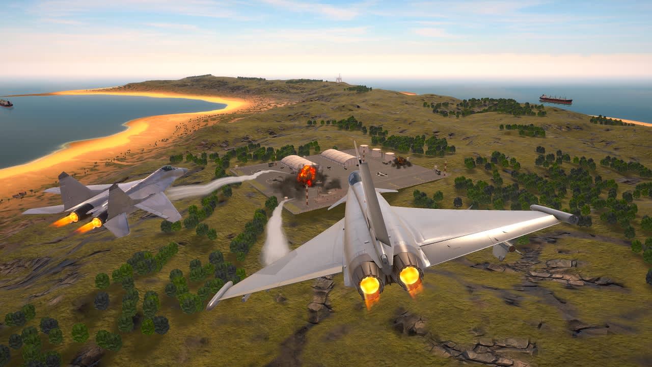 Airplane Flight Simulator : Combat Zone 5