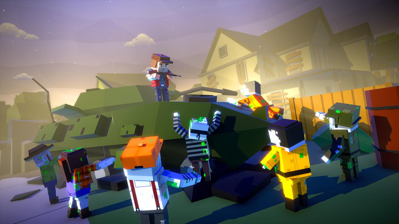 Zombie Blocks: Pixel Shooter Gun 4