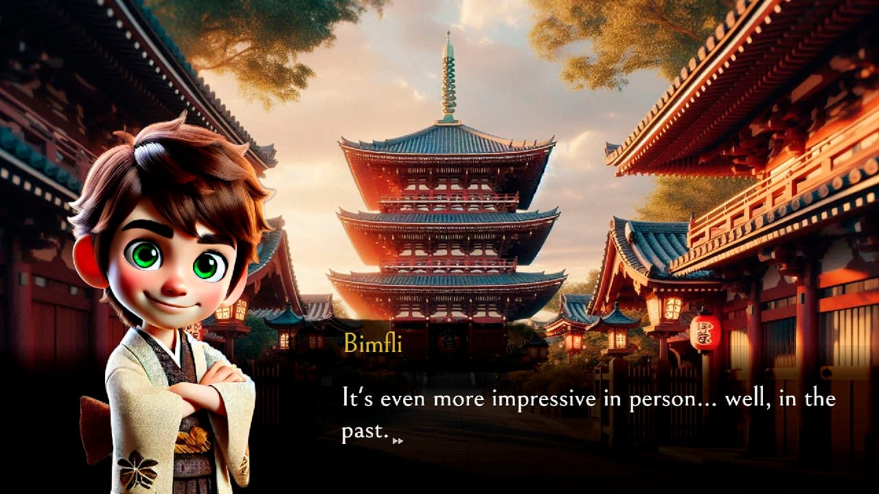 Bimfli & His Time Travels: Japan 2