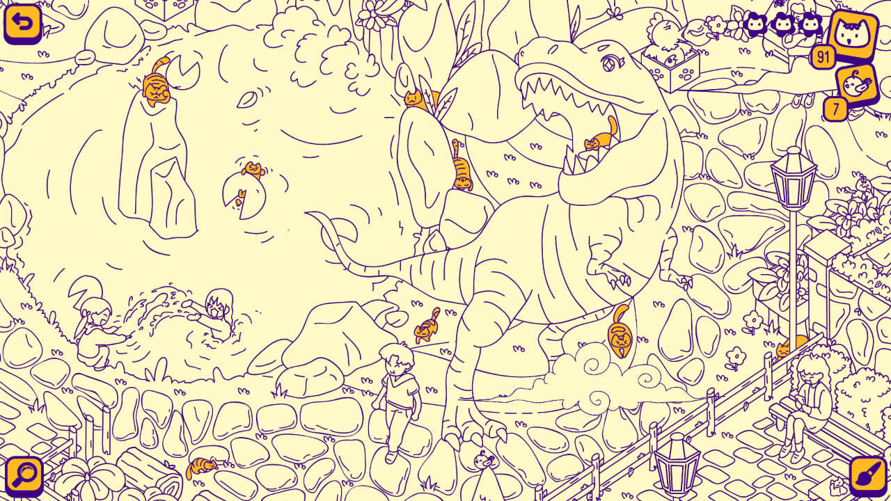 Cats and Seek : Dino Park 3