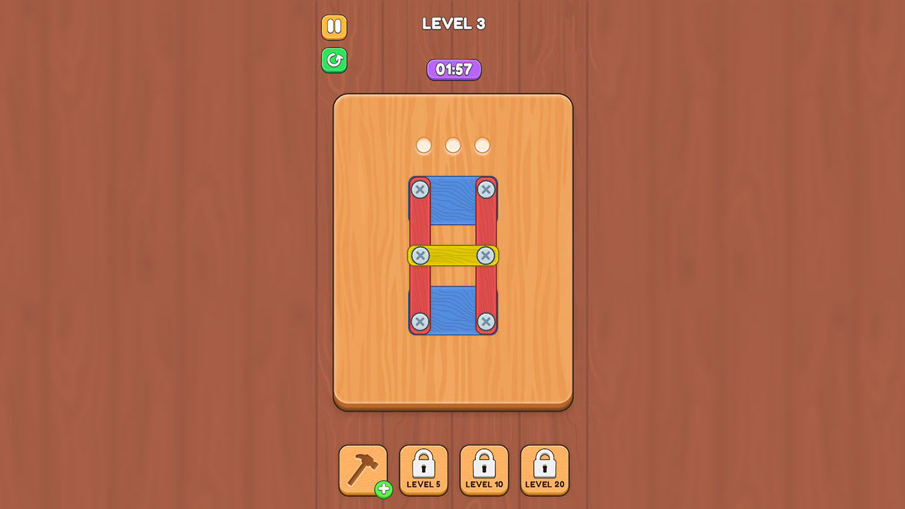 Losen Screws Puzzles 3