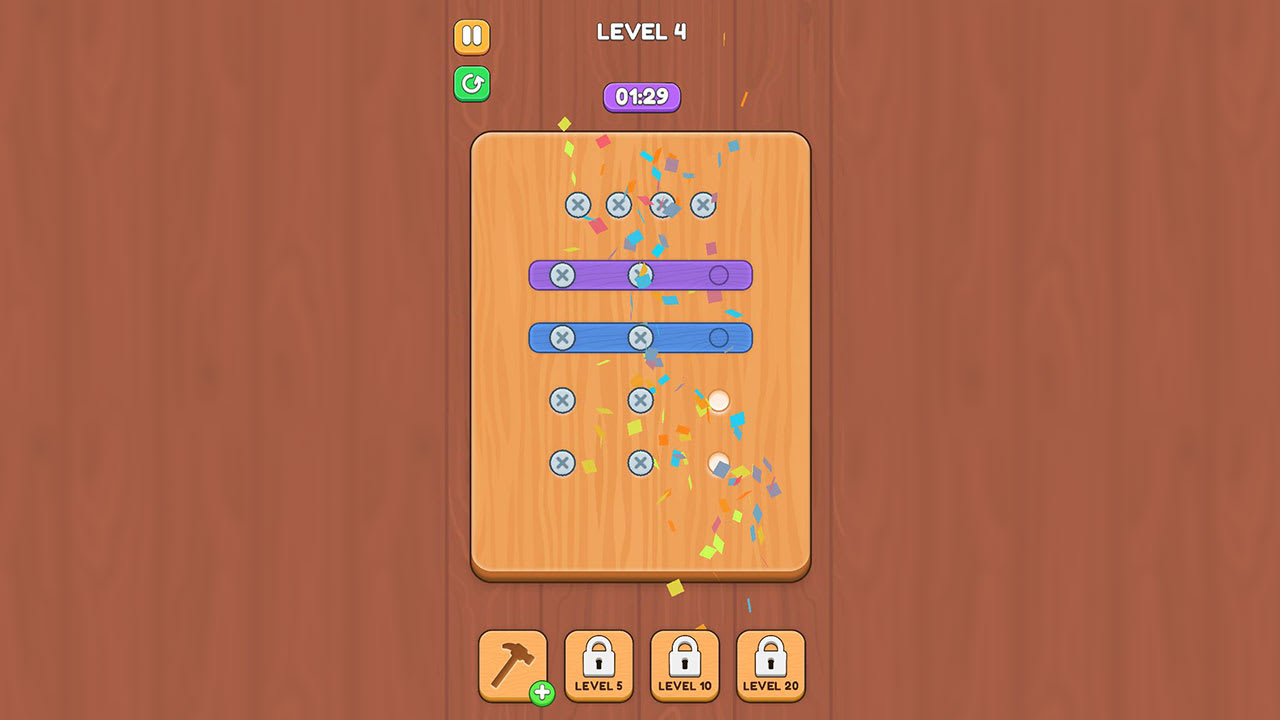 Losen Screws Puzzles 6