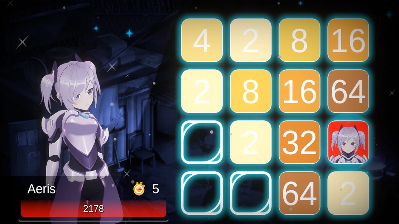 Battle Puzzle 2048 - Space Girls 8