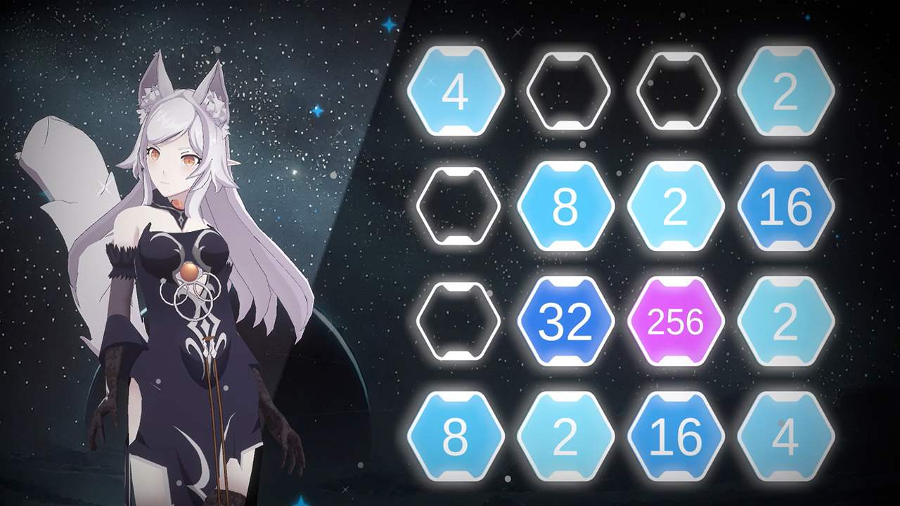 Battle Puzzle 2048 - Space Girls 6