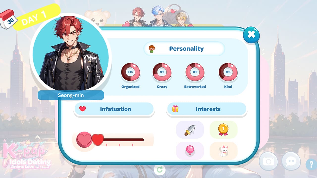 K-pop Idols Dating: Anime Love for B.SeveT 5