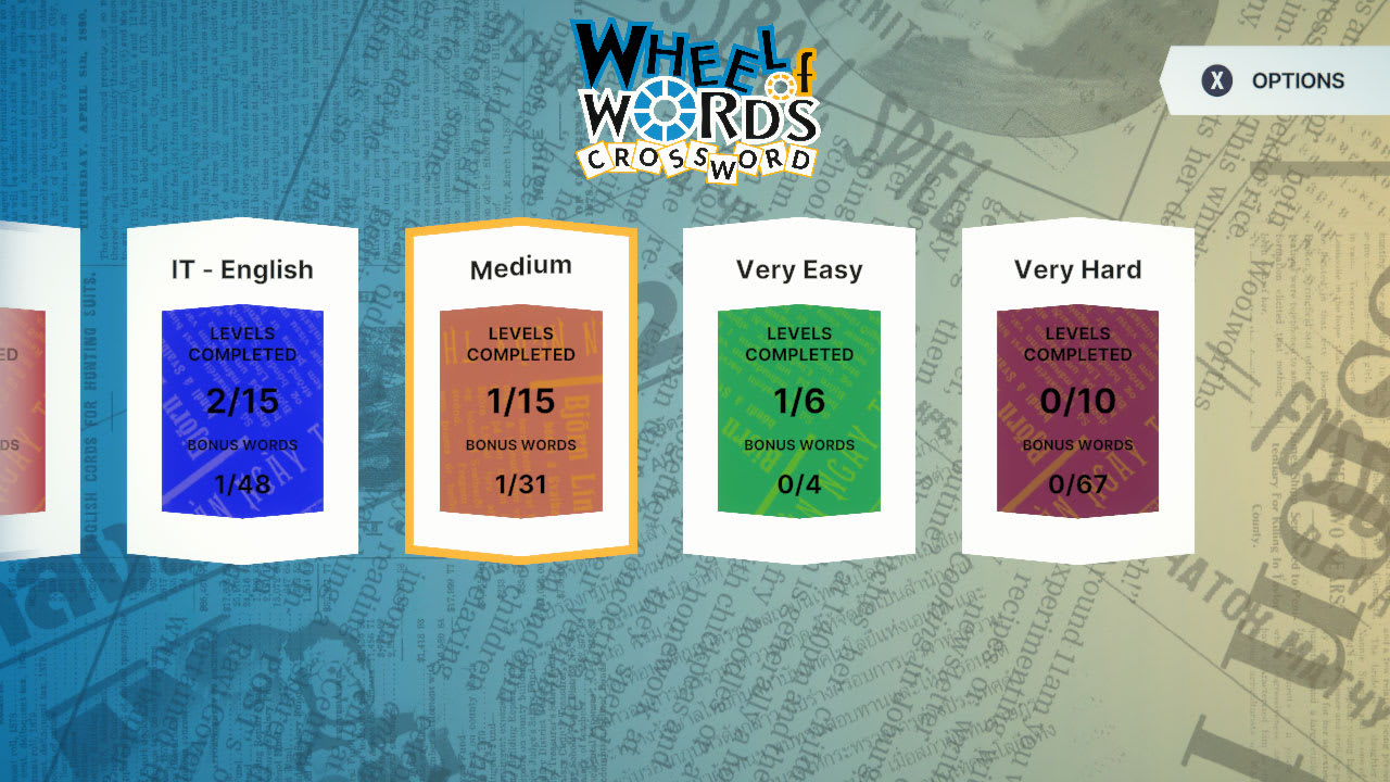 Wheel of Words: Crossword 4