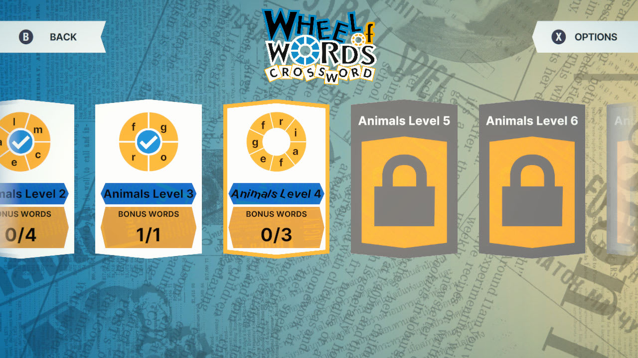 Wheel of Words: Crossword 6