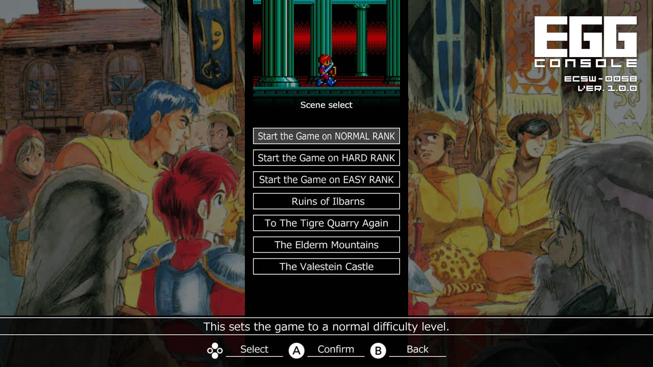EGGCONSOLE WANDERERS FROM Ys MSX2 8