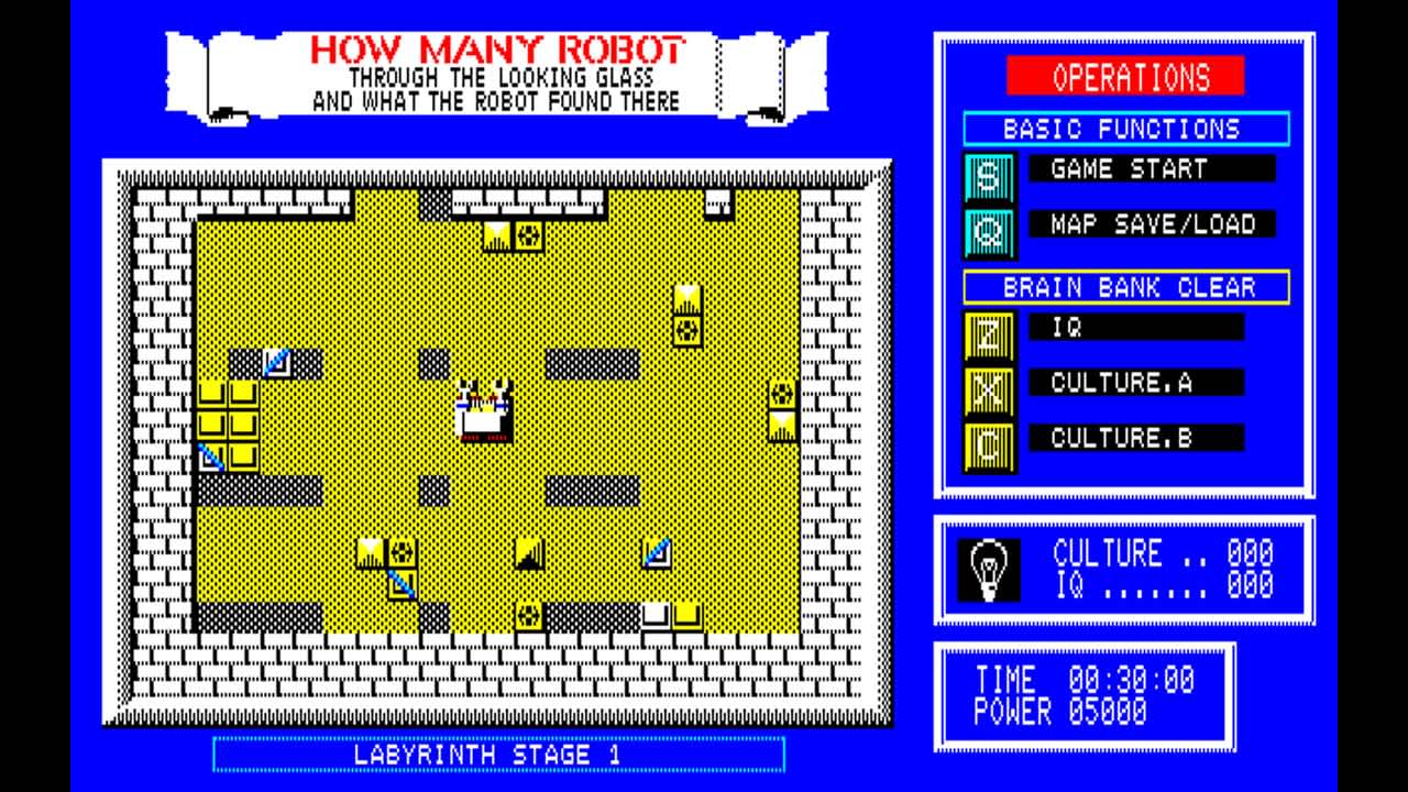 EGGCONSOLE HOW MANY ROBOT PC-8801mkIISR 3