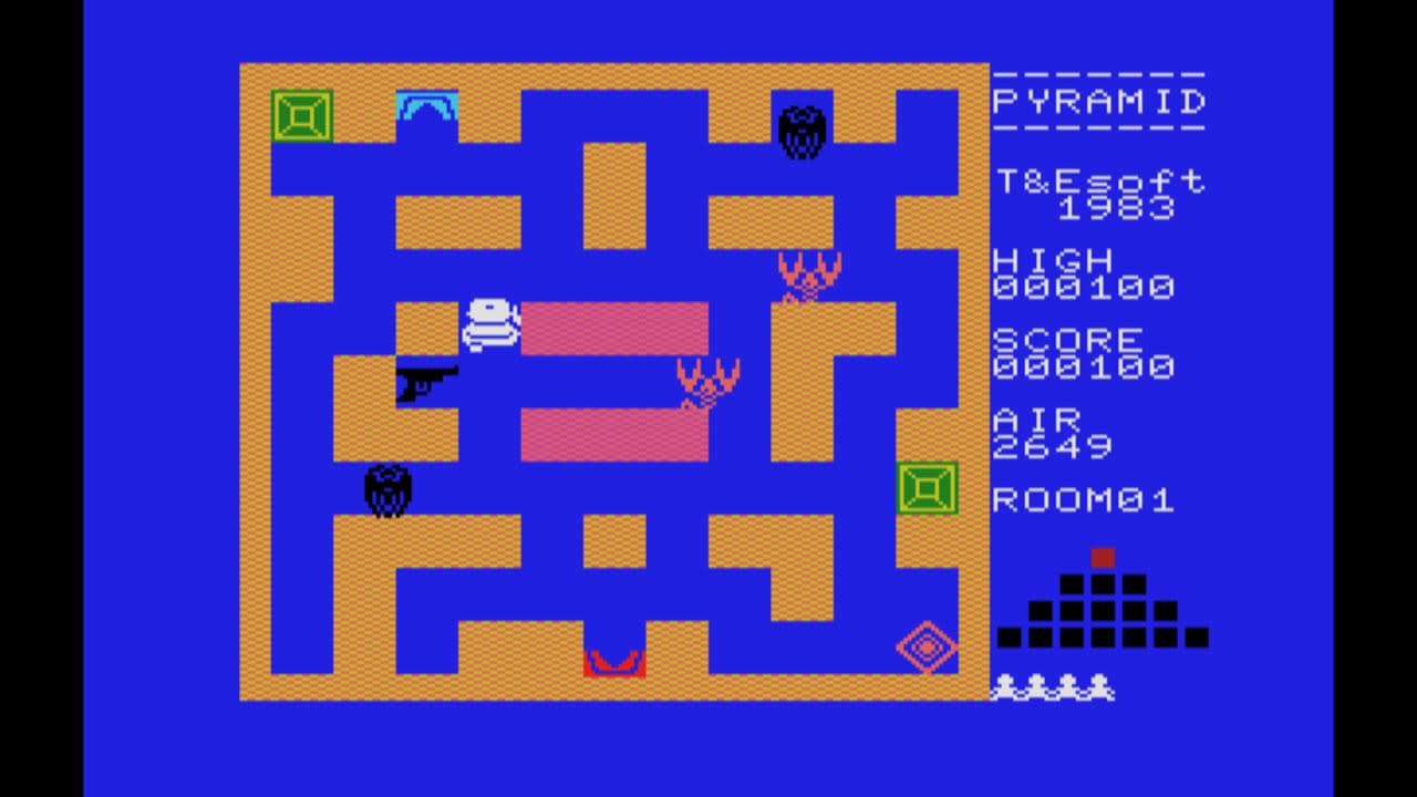 EGGCONSOLE PYRAMID WARP MSX 7