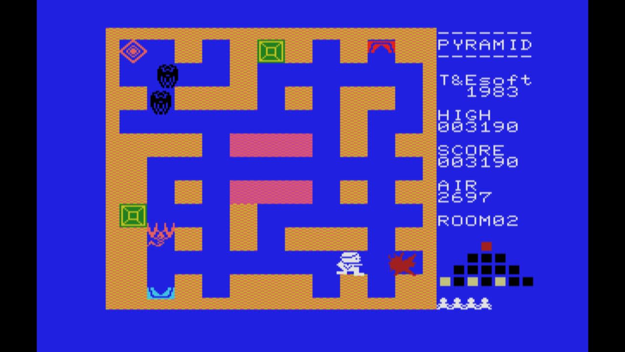 EGGCONSOLE PYRAMID WARP MSX 3