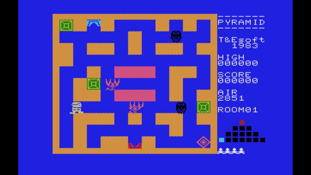 EGGCONSOLE PYRAMID WARP MSX 4