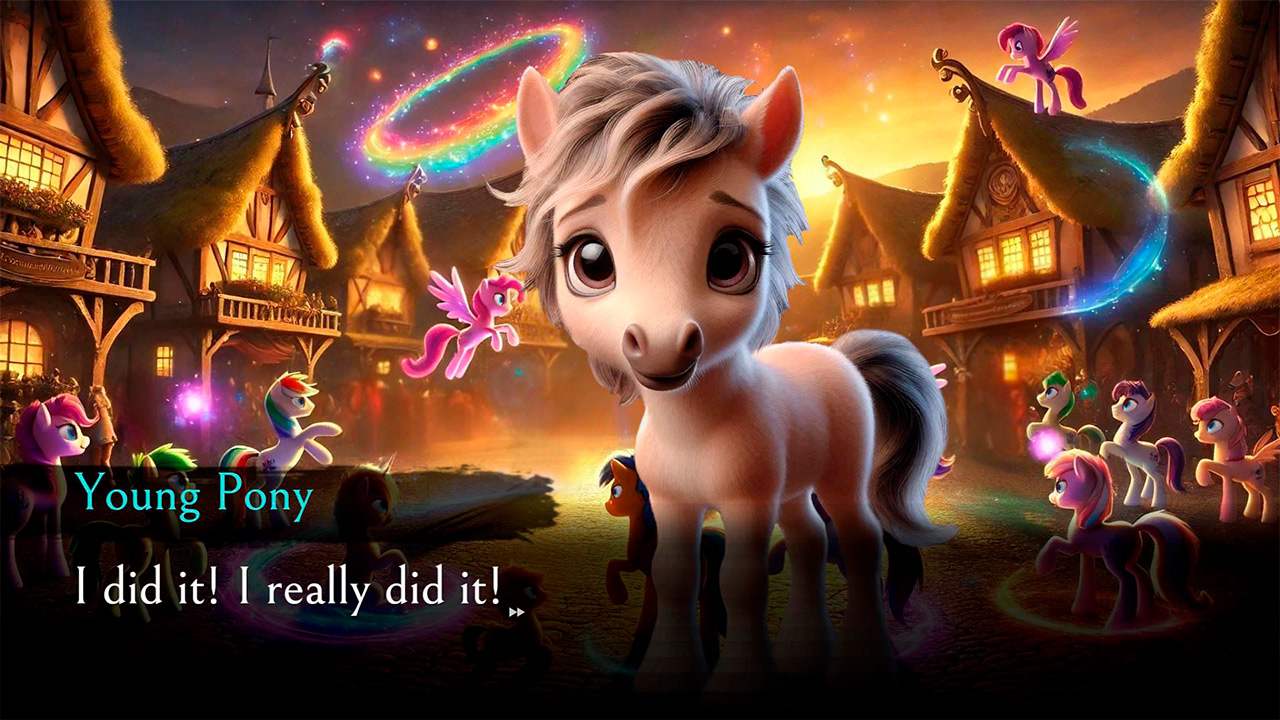 Aurora Light Pony: Ponies and Horses in the Valley of Stars 7