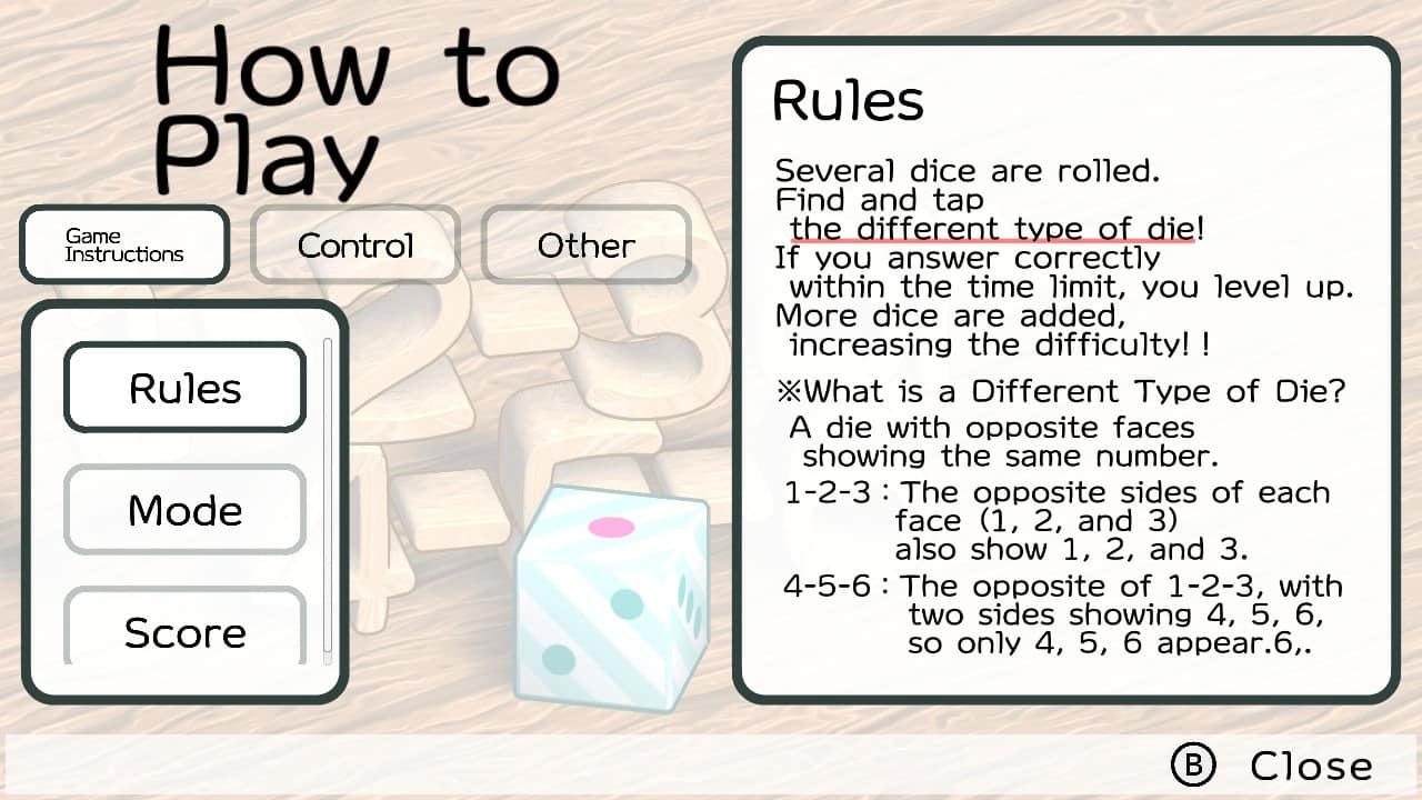１-２-３ ｏｒ ４-５-６ 6