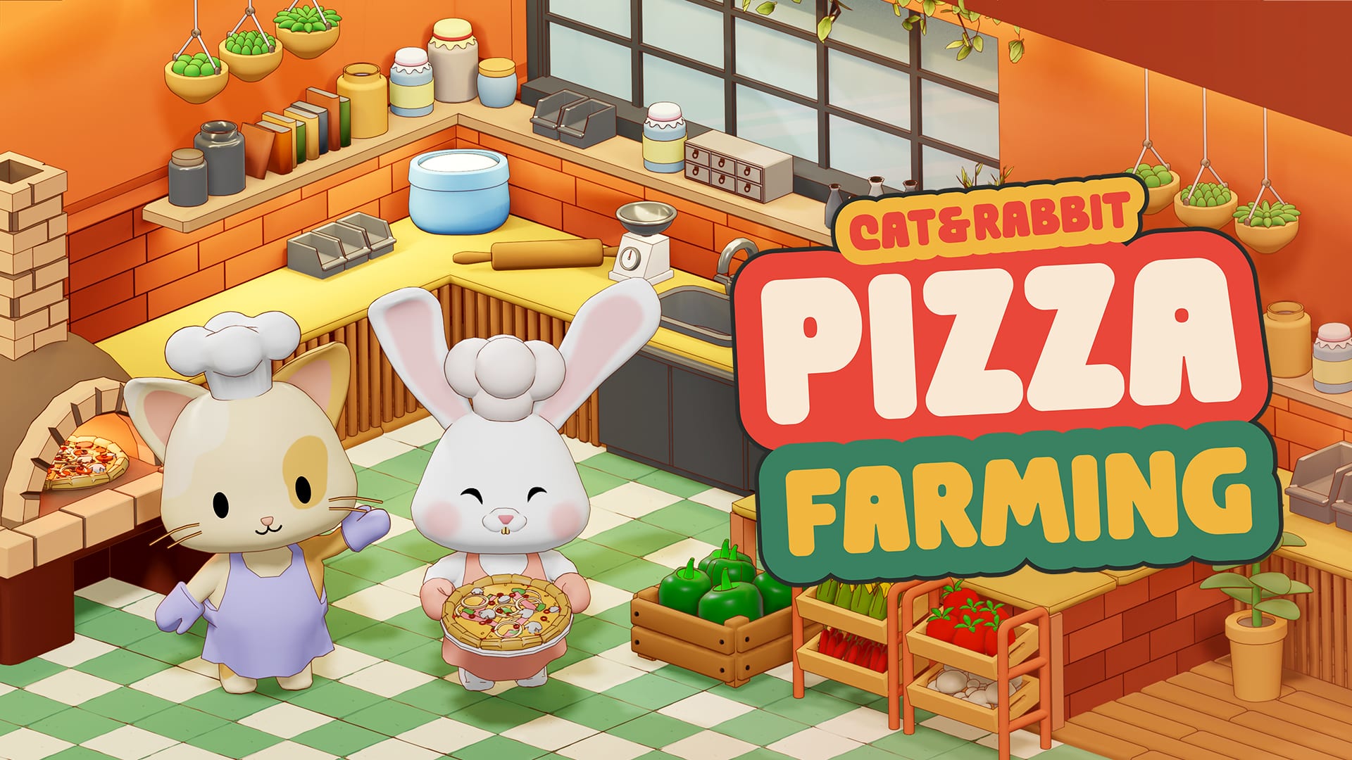 Cat&Rabbit Pizza Farming 1