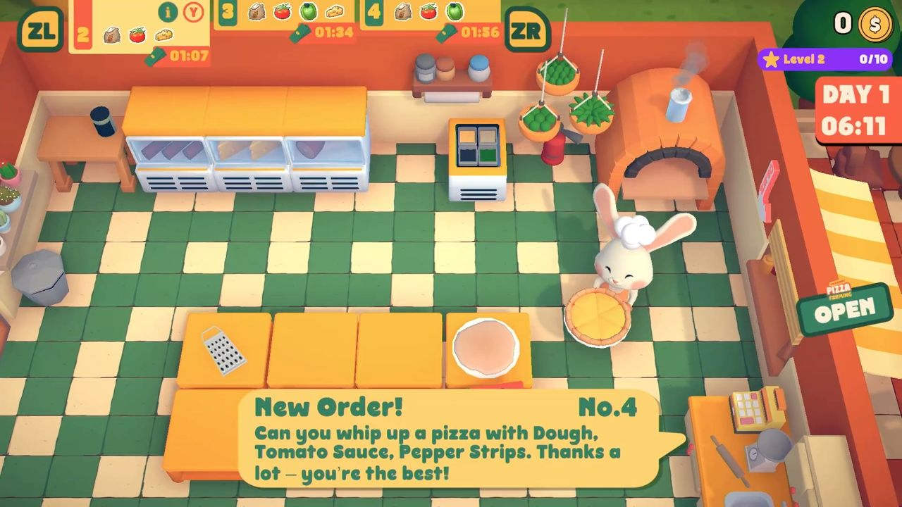 Cat&Rabbit Pizza Farming 5