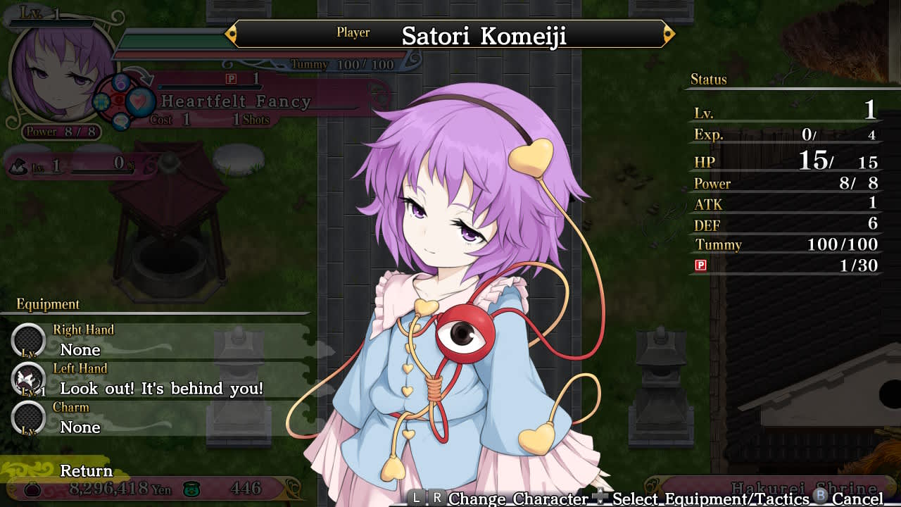 Playable Character - Satori Komeiji & Equipment 2