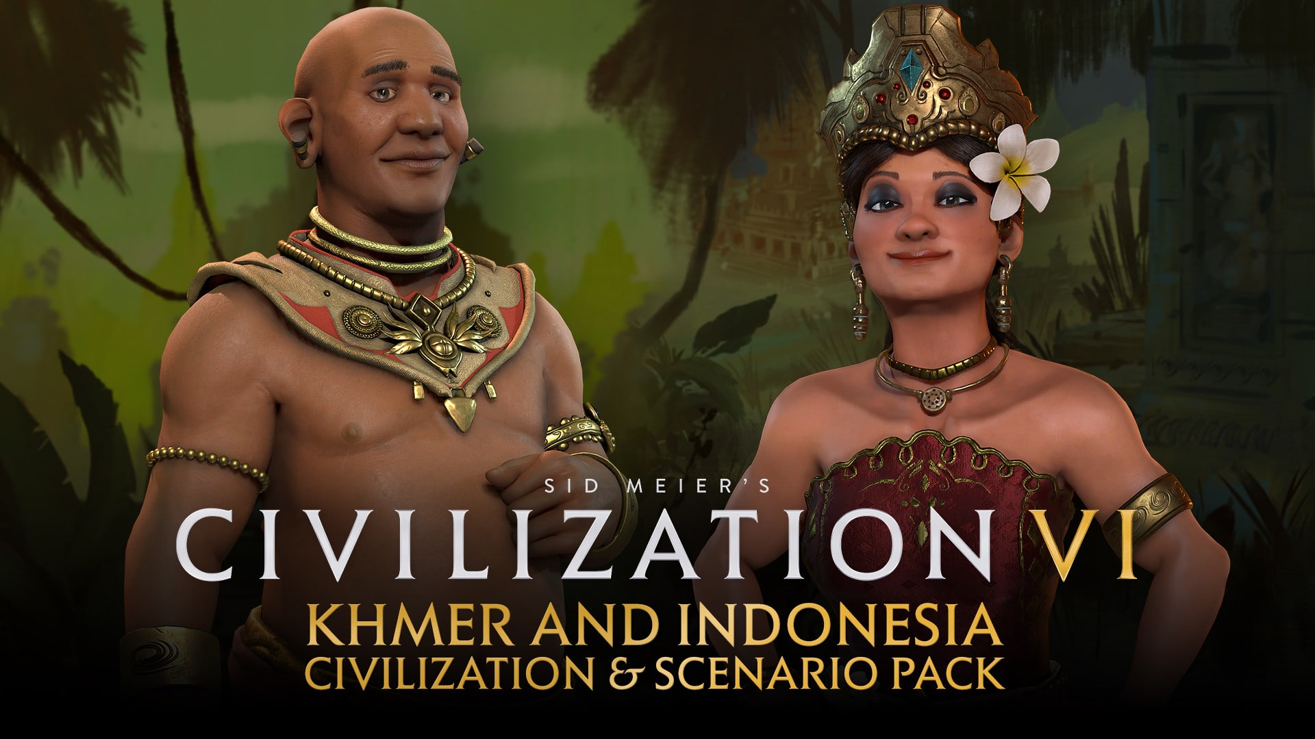 Civilization VI - Civilização Khmer e Indonésia e Pacote de Cenário 1