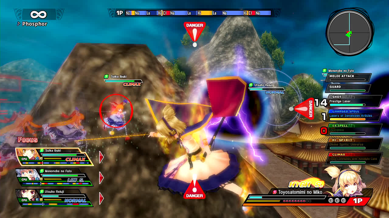 Touhou Sky Arena Playable Character "Toyosatomimi no Miko" 2