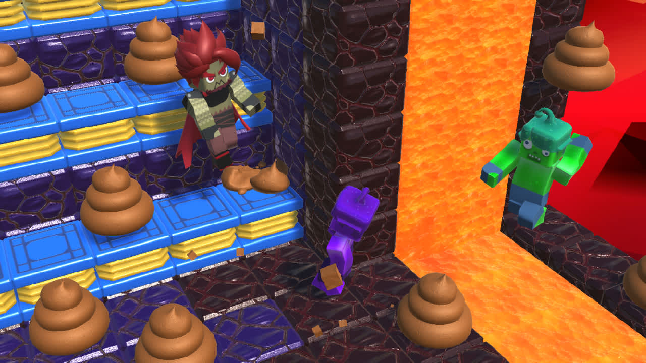 New battle style: ""Don't Touch The Poop" Party!!" 3