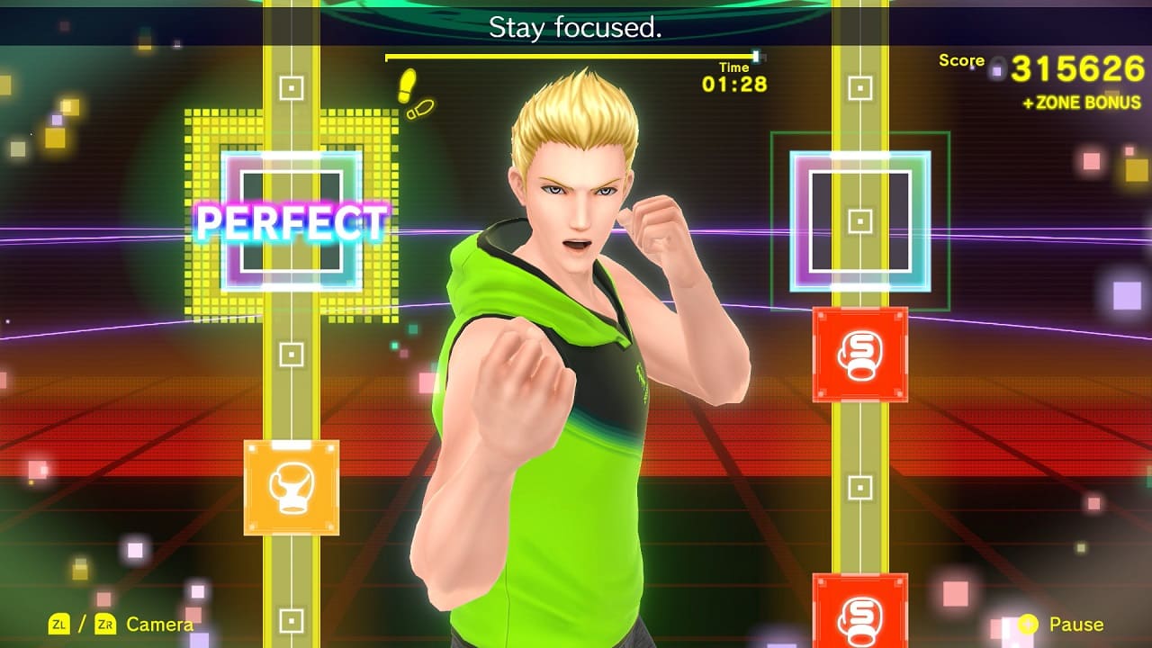 Fitness Boxing 2: Rhythm & Exercise No Mercy intensity: Evan 3