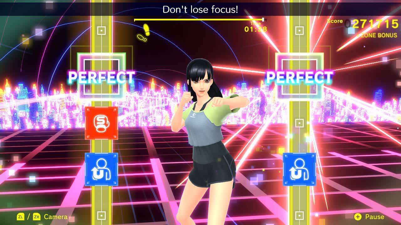 Fitness Boxing 2: Rhythm & Exercise No Mercy intensity: Karen 3