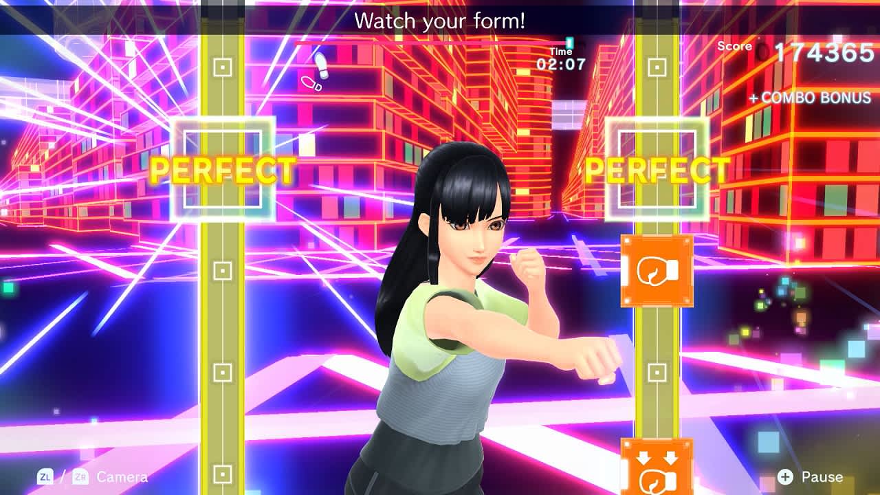 Fitness Boxing 2: Rhythm & Exercise No Mercy intensity: Karen 2