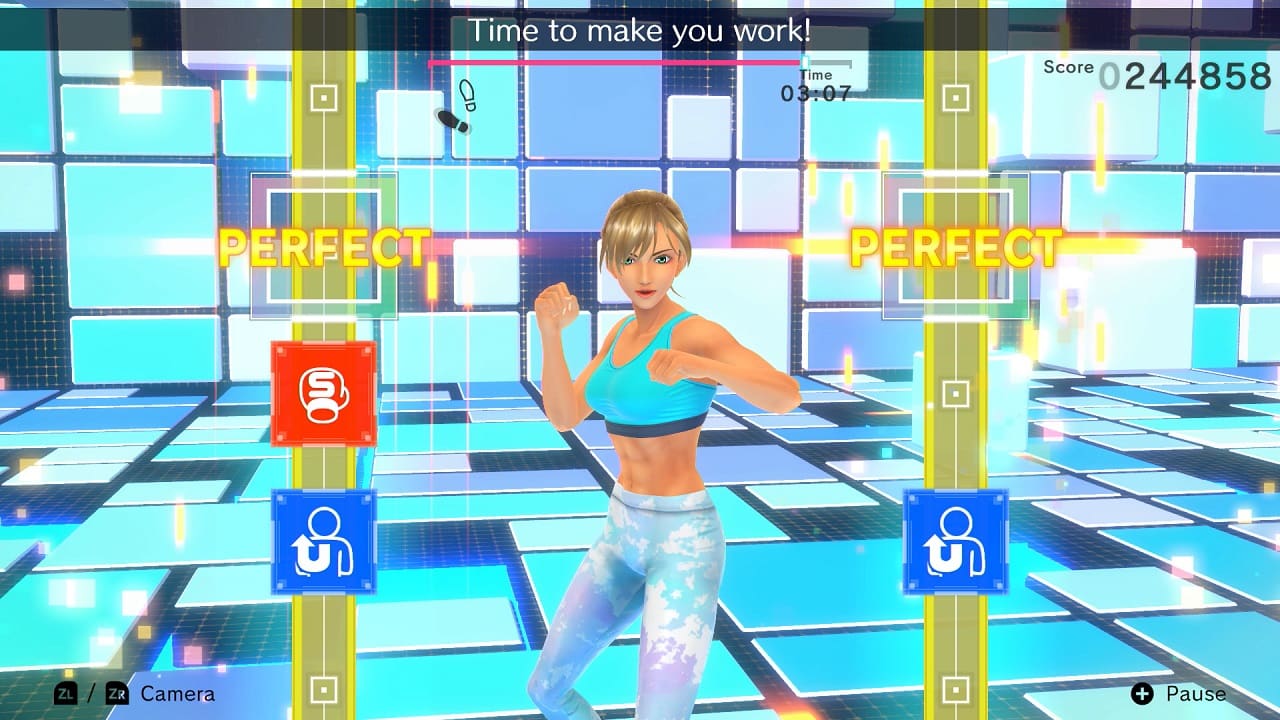 Fitness Boxing 2: Rhythm & Exercise No Mercy intensity: Martina 2