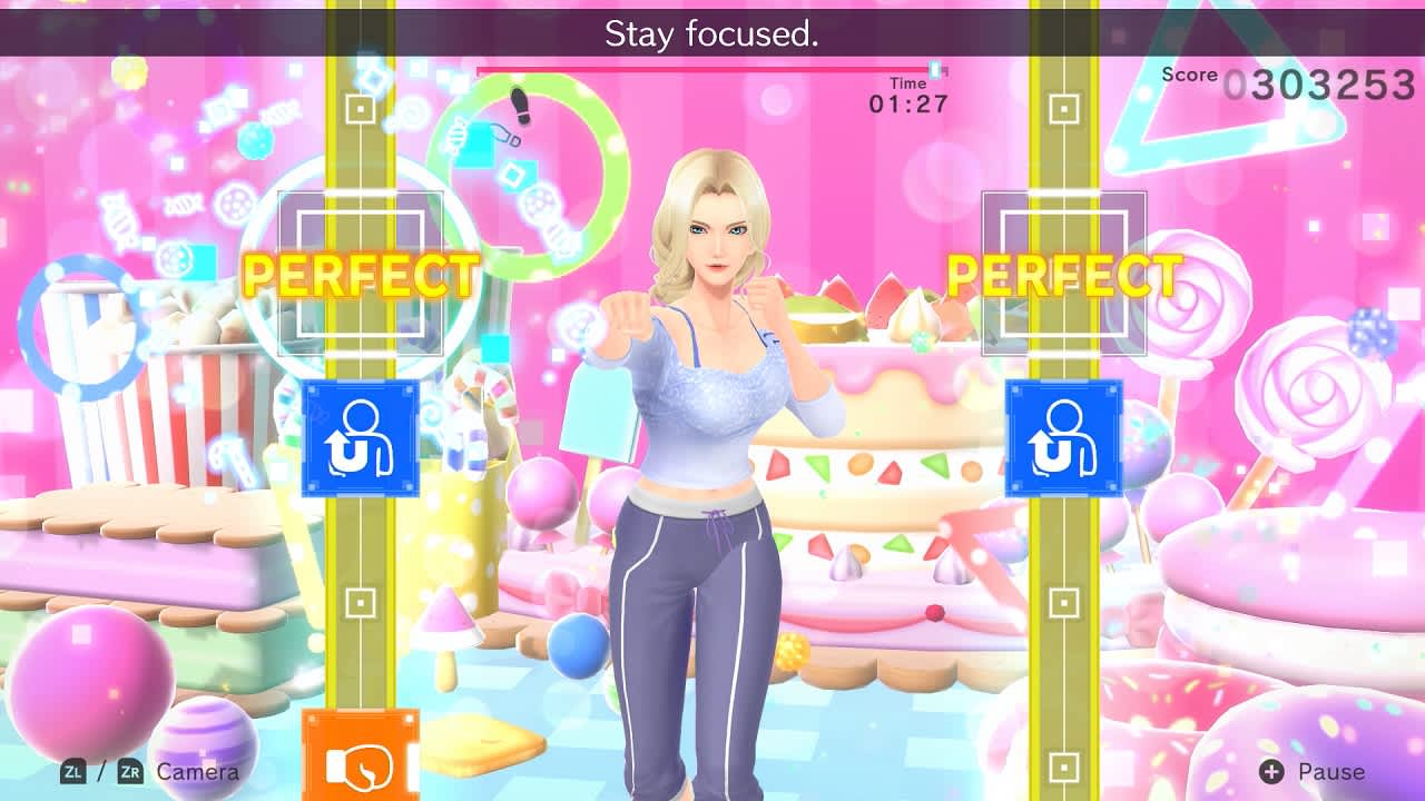 Fitness Boxing 2: Rhythm & Exercise No Mercy intensity: Sophie 3