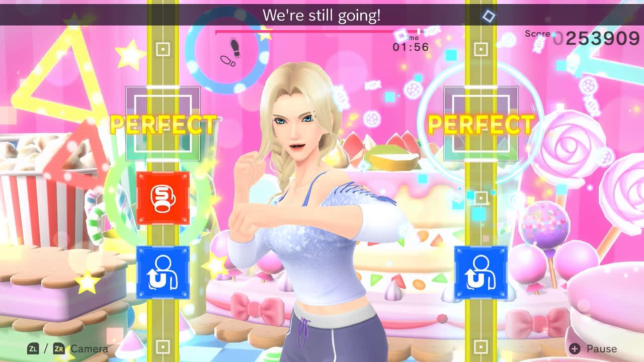 Fitness Boxing 2: Rhythm & Exercise No Mercy intensity: Sophie 2