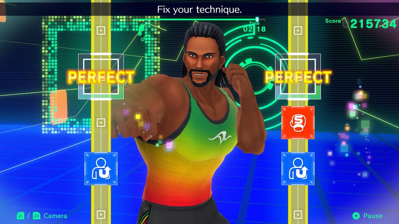 Fitness Boxing 2: Rhythm & Exercise No Mercy intensity: Bernardo 3