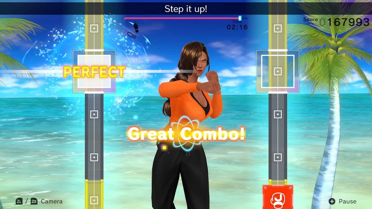 Fitness Boxing 2: Rhythm & Exercise No Mercy intensity: Laura 3