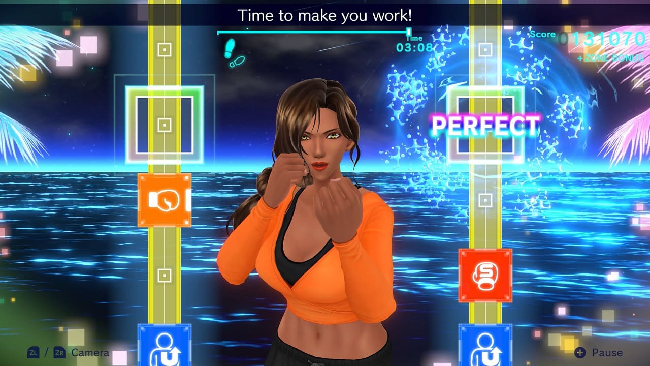 Fitness Boxing 2: Rhythm & Exercise No Mercy intensity: Laura 2