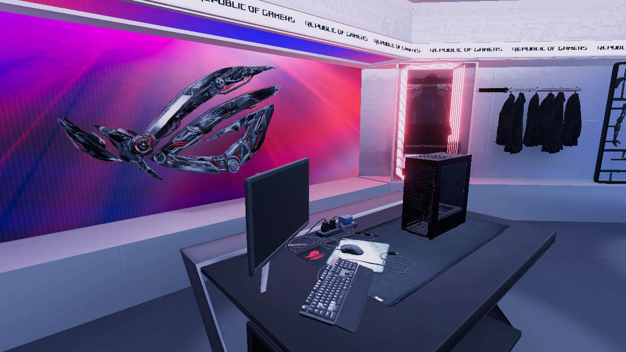 PC Building Simulator Republic of Gamers Workshop 2