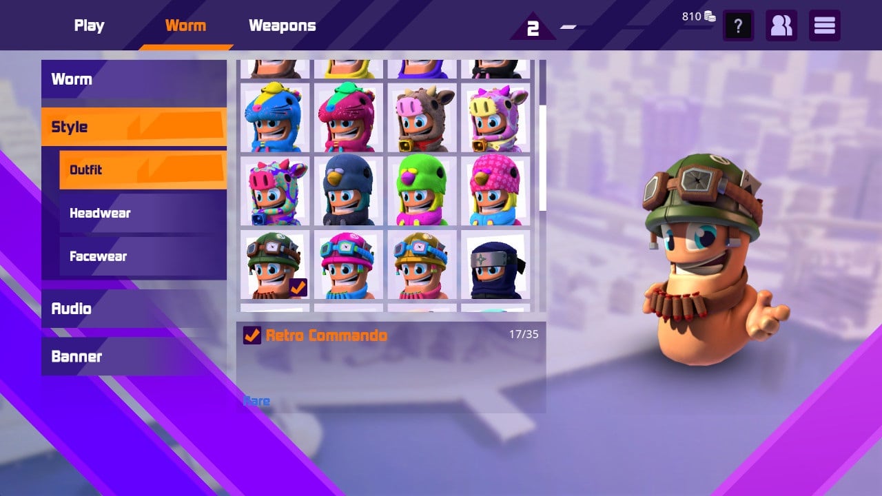 Worms Rumble - Legends Pack 3